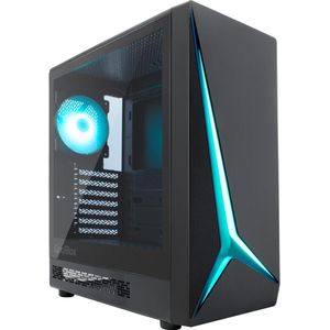 CoolBox PC Gaming GA450 Star Light (ATX, mATX, Mini-ITX), PC-behuizing, Zwart
