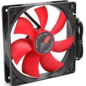 Airen VENTILATOR RedWings120 TC ThermoControl (120 mm), PC ventilator, Rood