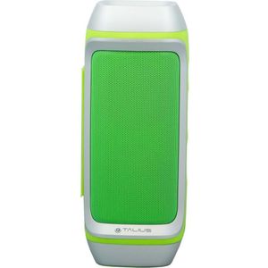 Talius 28BT (25 h, Voeding via USB, Werkt op batterijen), Bluetooth luidspreker, Zilver, Groen