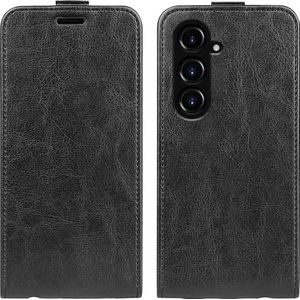 Cover-Discount Galaxy S23 FE - Klassieke Flip Case verticaal zwart (Galaxy S23 FE), Smartphonehoes, Zwart