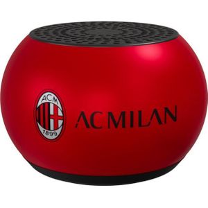 Techmade Minispeaker Ufficiale Milan (Tm-Xvm3-Mil) (Werkt op batterijen), Bluetooth luidspreker, Rood