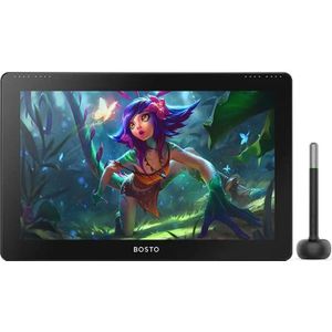 Bosto Grafisch tablet BT-16HD (15.60", 5080 lpi), Tekentablet, Zwart