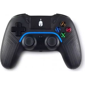 Spartan Gear PS4 Controller Spartan Gear zwart draadloos Aspis 4 PC bedraad PS4 draadloos (PS4), Controller, Zwart