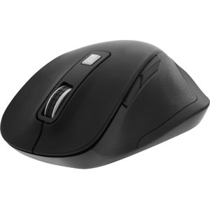 Deltaco - Ergonomische Muis - Zwart - Draadloos - 2400 DPI