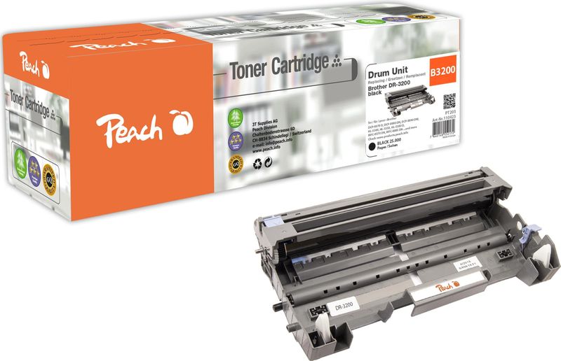 Peach PT203 tonercartridge 1 stuk(s) Compatibel Zwart