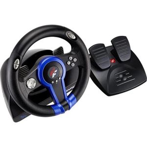 Flashfire Drift Wheel Gaming Wheel Black and Blue (Switch, PC), Controller, Zwart