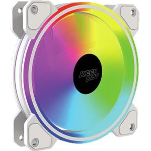 KeepOut XFC-120DRW (120 mm), PC ventilator, Wit