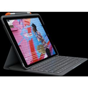 Logitech Slim Folio - Grafiet - Fra - Ww (FR), Tablet toetsenbord, Grijs