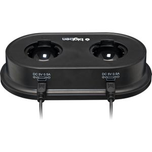 Bigben Move Dual-Charger, PS3 (PS3), Accessoires voor spelcomputers, Zwart