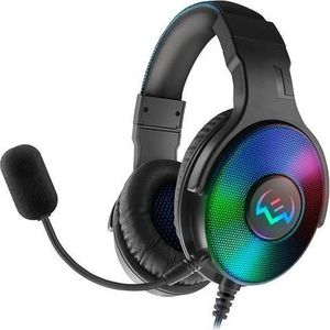 Sven AP-U1500MV hoofdtelefoon/headset Wired Head-band Gaming Zwart (Bedraad), Gaming headset, Zwart