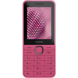 Nokia 225 4G (2024) (2.40", 0.30 Mpx), Sleutel mobiele telefoon, Roze