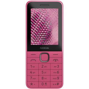 Nokia 225 4G (2024) (2.40"", 128 MB, 0.30 Mpx, 4G), Sleutel mobiele telefoon, Roze