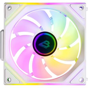 Blackstar Luna MAG-INF ARGB PWM Fan, white, 120 mm (120 mm), PC ventilator, Wit
