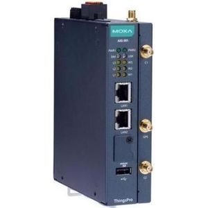 Moxa AIG-301-AZU-LX - 2-poorts Modbus naar Azure geavanceerde IIoT gateways met Arm Cortex-A7 dual-core, Router