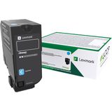 Lexmark 74C2HC0 tonercartridge 1 stuk(s) Origineel Cyaan