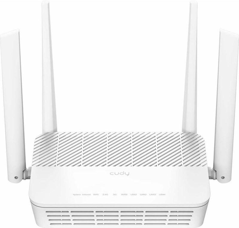 Cudy - AX3000 - Wi-Fi 6 Mesh Router - Wit - 2.5G WAN-poort