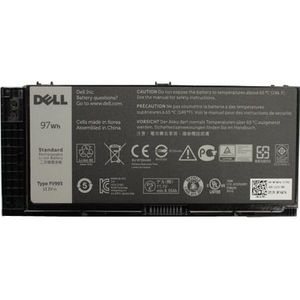Dell Primaire batterij (9 Cellen, 7200 mAh), Notebook batterij, Zwart