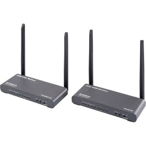SpeaKa Professional - SP-HDE-620 - Draadloze HDMI-set - 100 m - 5 GHz - 3840 x 2160 Pixel