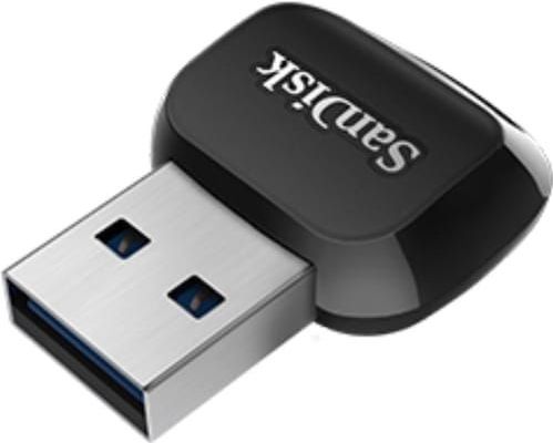SanDisk QuickFlow microSD-kaart USB-A lezer (USB-C 3.2 Gen 1), Geheugenkaartlezer, Zwart