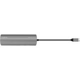 LogiLink UA0415 Hub - Space Grey - USB 3.2 Gen2 - 10 Poorten