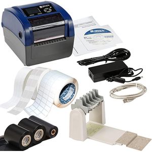 Brady BBP12 (BBP12-UK+Unwinder) Label pr (300 dpi), Labelprinter, Zwart, Blauw