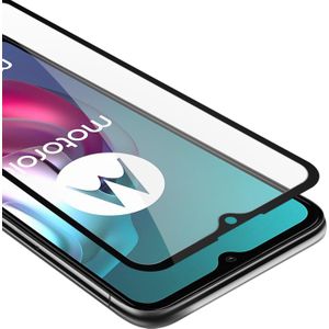 Cadorabo Volledig schermbeschermend glas (Motorola Moto G10, Motorola Moto G30), Smartphone beschermfolie