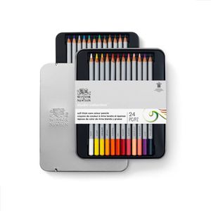 Winsor & Newton, Kleurpotloden, Precisie Potlood Gekleurd (24 stuks) (837246) (24 x)