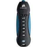 Corsair - Padlock3 USB-stick - Blauw, Zwart - 256 GB