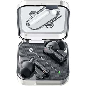 Wekome Draadloze hoofdtelefoon Bluetooth V5.1 TWS Blac (5 h, Draadloze), Koptelefoon, Zwart