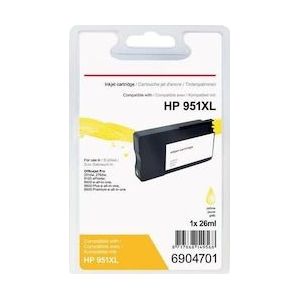 Office Depot - HP 951XL CN048AE - Inktcartridge - Geel - Hoogcapaciteit 26 ml - Tot 1500 pagina's