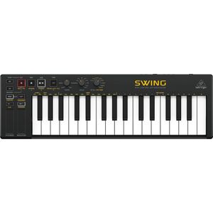 Behringer SWING - MIDI-besturingstoetsenbord, MIDI-controller, Zwart