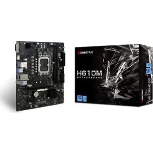 Biostar MB H610 S1700 MATX/H610MHD D5 (LGA 1700, Intel H610, mATX), Moederbord