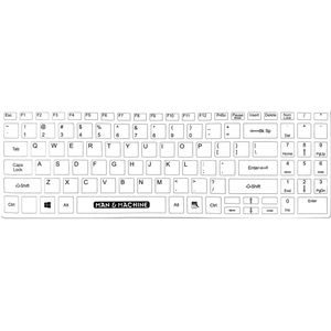 Man & Machine Europe manmachi man&machine toetsenbord itscoolflatwire its cool flat wireless.white.de (DE, Draadloze), Toetsenbord, Wit