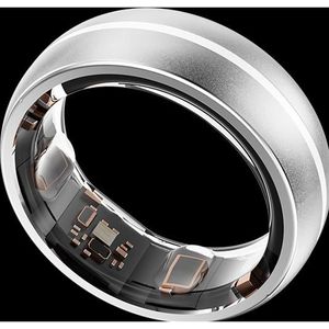 Nextring zilver 11mm (11, Zilver mat), Slimme ring, Zilver