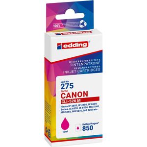 Edding - EDD-275 - Printercartridge - Magenta - Compatibel met Canon CLI-526M