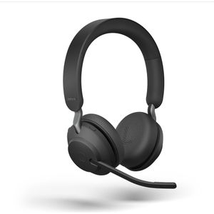 Jabra Evolve2 65 UC (Draadloze, USB-A), Kantoorheadset, Zwart