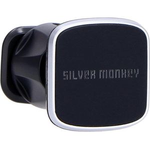 Silver Monkey CM-MGN-SM magnetische houder voor autoluchtrooster - zwart, Smartphonehouder, Zwart