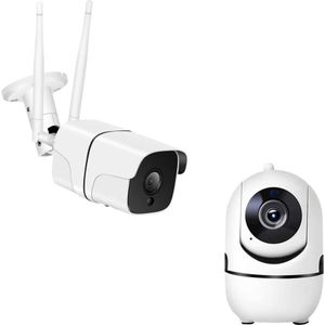 Denver SHO-110x2 + SHC150x2 Bundle, Netwerkcamera, Zwart