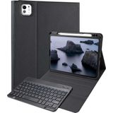 Accezz - QWERTZ Bluetooth Keyboard Bookcase - Zwart - Voor iPad Pro 11 (2024) M4