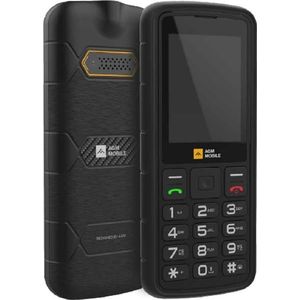 Bea-Fon AGM mobiel M9 Bartype (2G) Robuust (2.40"", 128 MB, 0 Mpx, 2G), Sleutel mobiele telefoon, Zwart