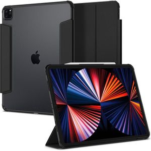 Spigen Ultra Hybride Pro (iPad Pro 12,9 2021 (5e Gen)), Tablethoes, Zwart