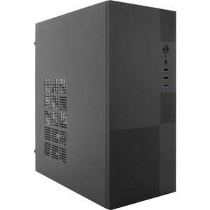 CoolBox COO-PCM440-0C (mATX), PC-behuizing, Zwart