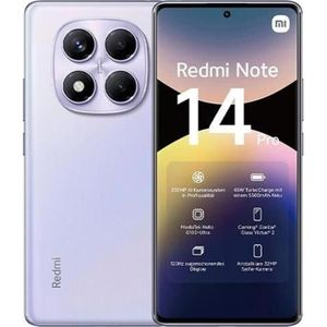 Xiaomi - Redmi Note 14 Pro - Smartphone - Paars - 512 GB - Dubbele SIM