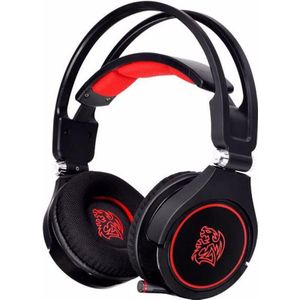 Tt eSPORTS Cronos AD (Bedraad), Gaming headset, Zwart, Rood