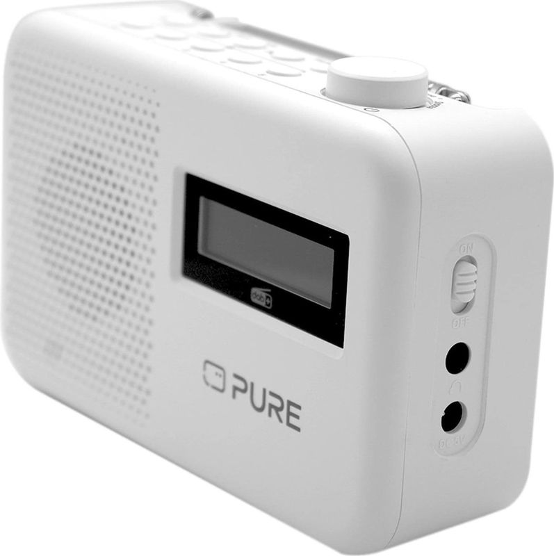 Pure Elan One2 - Digitale Radio - Wit - DAB+ en Bluetooth 5.1