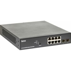Barox Schakelaars voor 19" en tafel (8 ports), Netwerkschakelaar