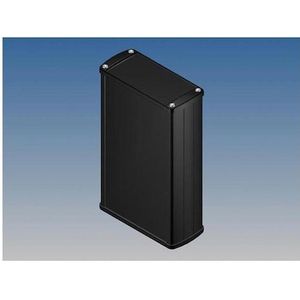 Auction ALUMINIUM BEHUIZING - ZWART - 175 x 105,9 x 45,8 mm (Huisvesting), Elektronica benodigdheden + Behuizing, Zwart