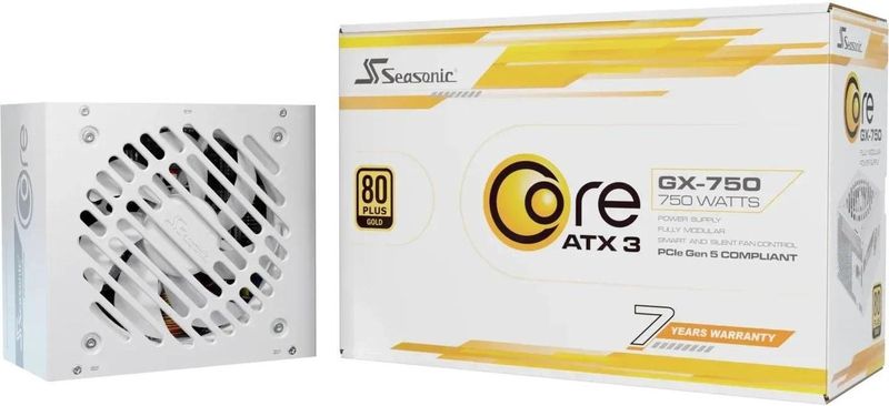 Seasonic - Core SRP-CGX751-A5A32SF-W - PC Voeding - 750W - ATX 3.1 - 80 PLUS Gold