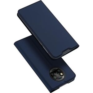 Dux Ducis Xiaomi Poco X3 - Flip Folio Hoesje donkerblauw (Xiaomi Poco X3), Smartphonehoes, Blauw