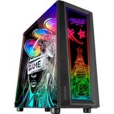 Mars Gaming - MC-ART - Gaming PC Case - Zwart - Gehard Glas - ARGB Verlichting